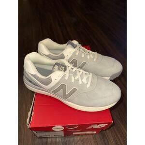 New Balance Women's 574 Greens V2 Golf Shoes Light Grey, Size 9.5 Medium